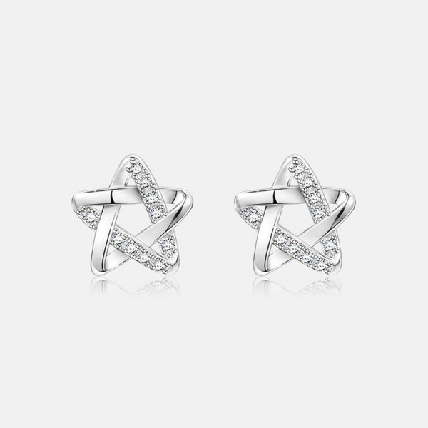 Stellar Enchantment Pentagram Star Shaped Earrings
