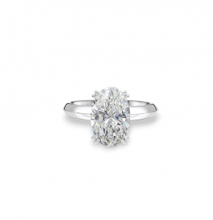 Oval Diamond Engagement Ring