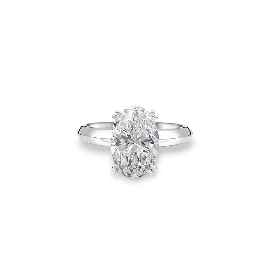 Oval Diamond Engagement Ring