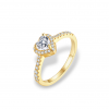 Heart Shaped Diamond Ring