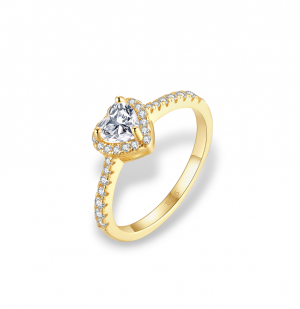 Heart Shaped Diamond Ring