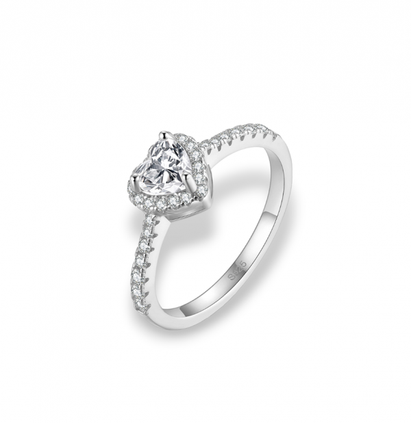 Heart Shaped Diamond Ring