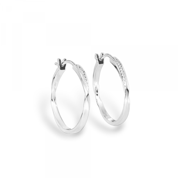 Hoop Earrings with Stones Hoop Earrings with Stones